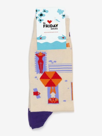 Лот: 23903644. Фото: 1. Носки с рисунками St.Friday Socks... Другое (спортивная одежда)