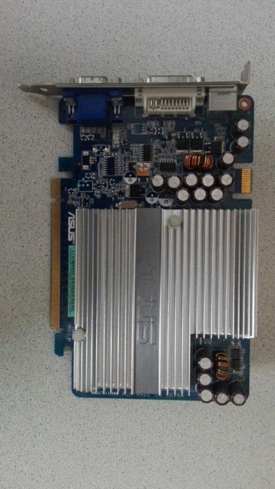 Лот: 9102735. Фото: 1. Видеокарта ASUS EN7600 GS Silent... Видеокарты
