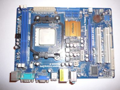 Лот: 18130926. Фото: 1. Плата материнская ASRockN68-GS3... Комплекты запчастей