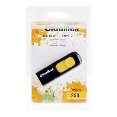 Лот: 11686171. Фото: 1. USB 8GB OltraMax 250 желтый. USB-флеш карты