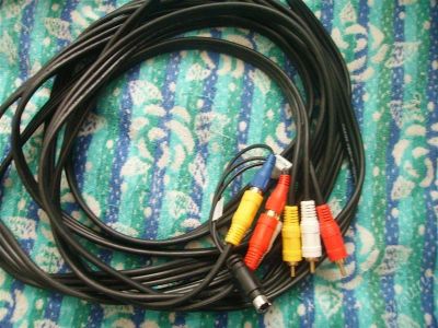 Лот: 753229. Фото: 1. кабель 3 RCA-3RCA. Запчасти для остальной бытовой техники