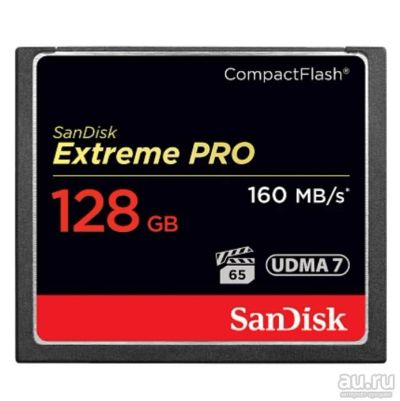 Лот: 13605575. Фото: 1. Compact Flash SanDisk Extreme... Карты памяти