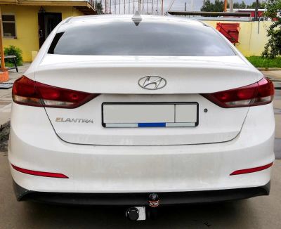 Лот: 18874389. Фото: 1. Фаркоп Hyundai Elantra 2016-2019... Багажники, боксы, фаркопы