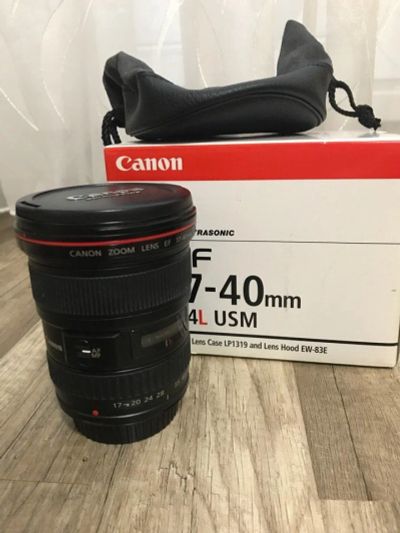 Лот: 12079647. Фото: 1. Объектив Canon EF 17-40mm f/4... Объективы