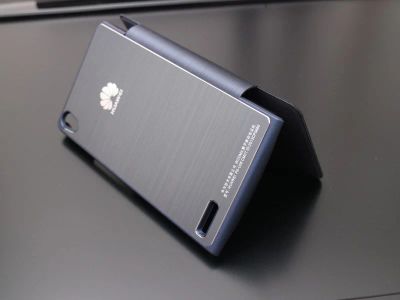 Лот: 4080380. Фото: 1. Huawei Ascend P6 Чехол книжка... Чехлы, бамперы
