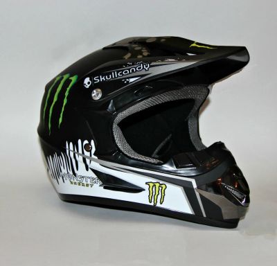 Лот: 4991129. Фото: 1. Мото шлем Monster Energy ( матовый... Аксессуары