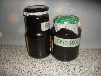 Лот: 5111726. Фото: 1. Варенье брусничное. Домашние заготовки