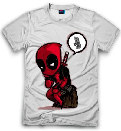 Лот: 6865771. Фото: 1. Футболка Deadpool marvel. Футболки, поло