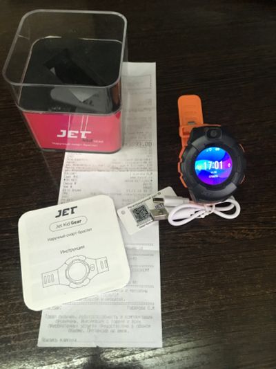 Лот: 14571682. Фото: 1. Часы-телефон с GPS-трекером Jet... Смарт-часы, фитнес-браслеты, аксессуары