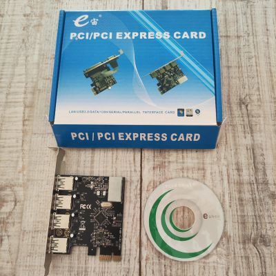 Лот: 20744400. Фото: 1. Плата расширения USB 3.0 PCI Exspress. Платы расширения, контроллеры, доп. порты