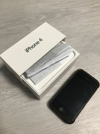 Лот: 17110116. Фото: 1. Apple iPhone 4 16 гб, чёрный... Смартфоны