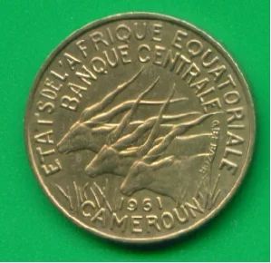 Лот: 8788134. Фото: 1. Камерун 10 франков 1961 (с16). Африка