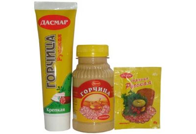 Лот: 11278657. Фото: 1. Горчица Дасмар Туба 100гр. 1/15... Приправы, специи