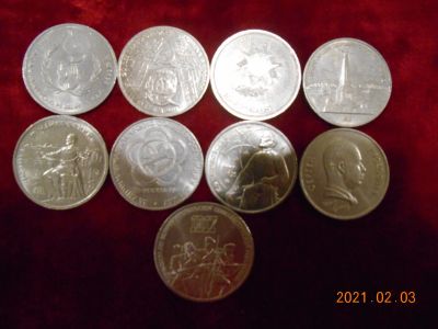 Лот: 17169563. Фото: 1. рубли ссср 9 шт лотом - 550 руб. Россия и СССР 1917-1991 года