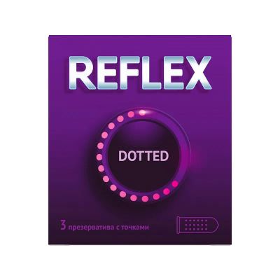 Лот: 23720036. Фото: 1. Reflex Dotted Презервативы с точками... Лекарства