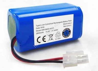 Лот: 19023258. Фото: 1. Аккумулятор 3000mah 14,8V 18650... Запчасти, комплектующие для пылесосов, утюгов