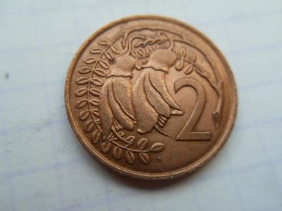 Лот: 9901767. Фото: 1. Новая Зеландия 2 цента 1967. Австралия и Океания