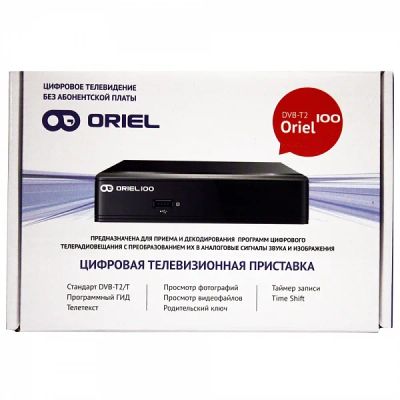 Лот: 8961687. Фото: 1. Oriel 100, DVB-T2. Цифровое, спутниковое ТВ