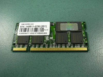 Лот: 14614948. Фото: 1. 1 gb DDR2 533 ноутбука неисправна. Оперативная память