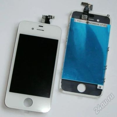 Лот: 3948317. Фото: 1. Дисплей iPhone 4 (4G) (Белый... Дисплеи, дисплейные модули, тачскрины