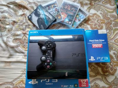 Лот: 11918153. Фото: 1. PlayStation 3 Super slim 250Gb... Игровые приставки, консоли