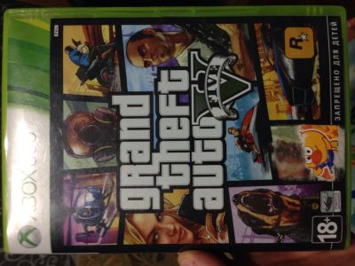 Лот: 5195603. Фото: 1. GTA 5 для xbox 360 лицензия. Игры для консолей