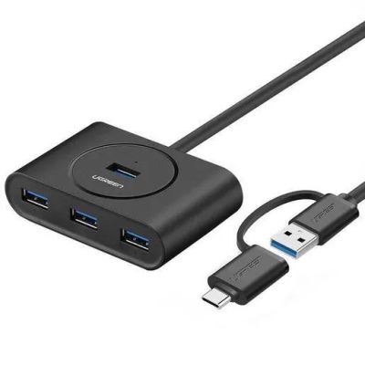 Лот: 21438333. Фото: 1. USB-хаб UGREEN USB 3.0 Hub with... USB хабы