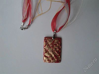 Лот: 345667. Фото: 1. Изделия из полимерной глины подвеска... Кулоны, подвески