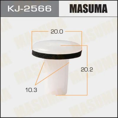 Лот: 18607896. Фото: 1. Клипса крепежная masuma 2566-kj... Кузов