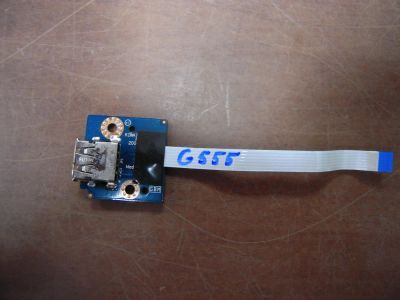Лот: 8294801. Фото: 1. Разъем USB на шлейфе, g555 Lenovo... Шлейфы, кабели, переходники