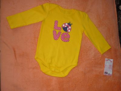 Лот: 4646101. Фото: 1. боди НОВЫЙ яркий. р. 86. Ползунки, распашонки, слипы
