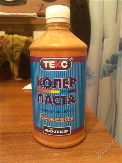 Лот: 2298777. Фото: 1. колер-паста универсальная "текс... Краски, лаки, растворитель