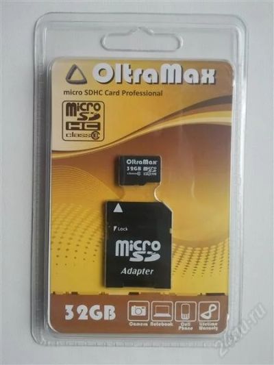 Лот: 2848438. Фото: 1. Карта памяти OltraMax micro sd... Карты памяти
