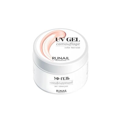 Лот: 13881817. Фото: 1. Гель RuNail 3449 Tea-Rose Чайная... Наращивание ногтей