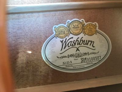 Лот: 9214574. Фото: 1. Акустическая гитара Washburn SJ-25... Гитары