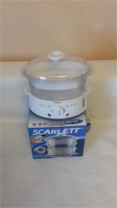 Лот: 9966642. Фото: 1. Пароварка Scarlett SC-143. Кухонная