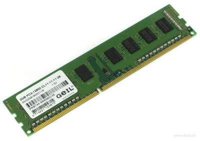 Лот: 16755782. Фото: 1. Оперативная память DDR3 2Gb Geil... Оперативная память