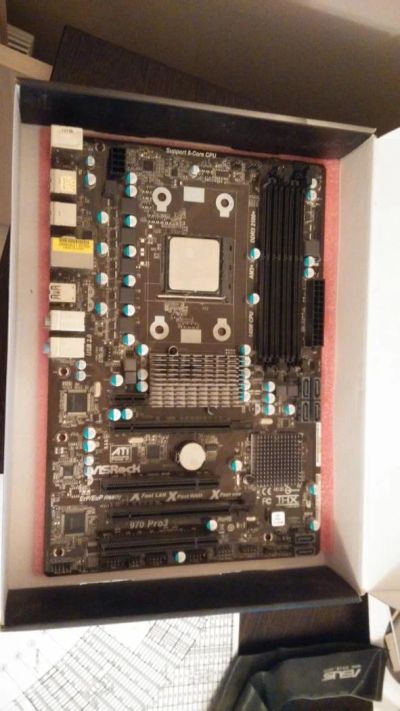 Лот: 8565535. Фото: 1. ASRock 970M PRO3. Материнские платы