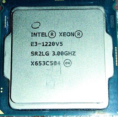 Лот: 19874775. Фото: 1. Процессор intel xeon e3 1220 v5... Процессоры