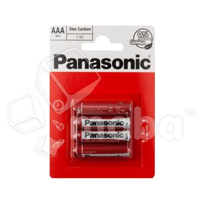 Лот: 19441549. Фото: 1. Батарейка AAA R03 Panasonic Zinc... Батарейки, аккумуляторы, элементы питания