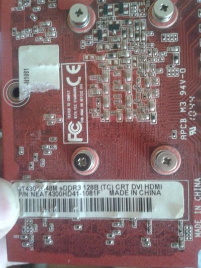 Лот: 9544390. Фото: 1. Видеокарта GeForce GT430. Видеокарты