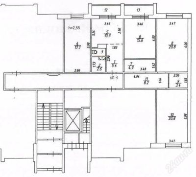 Лот: 3084365. Фото: 1. Продам 3к Ботанический, 242-02-58... Квартиры, студии