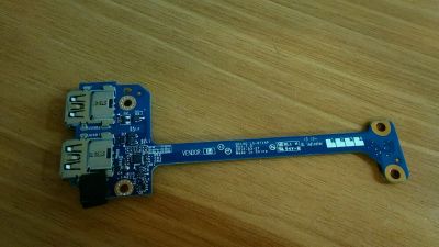 Лот: 11958953. Фото: 1. Плата usb порта для ноутбука HP... Платы расширения, контроллеры, доп. порты