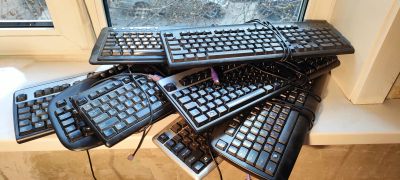 Лот: 22183230. Фото: 1. Клавиатуры для компьютера 8 штук... Клавиатуры и мыши