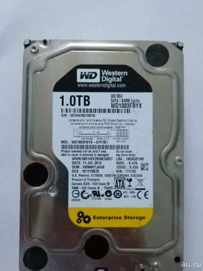 Лот: 12122805. Фото: 1. Жесткий диск HDD Western Digital... Жёсткие диски (HDD)