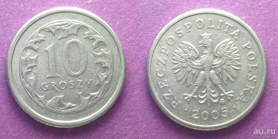 Лот: 13849505. Фото: 1. Польша 10 грошей 2005. Европа