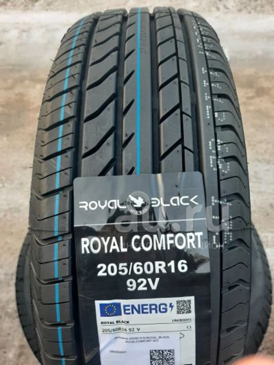 Лот: 23361238. Фото: 1. Летняя резина 205/60 R-16 "Royal... Шины