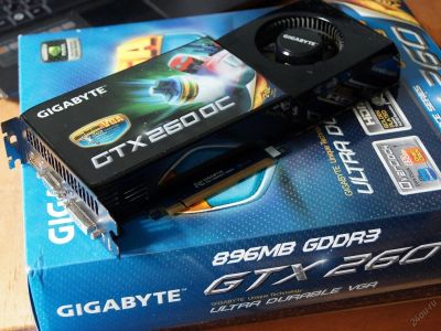 Лот: 5812689. Фото: 1. Gigabyte PCI-Ex GeForce GTХ 260... Видеокарты
