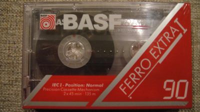 Лот: 4741377. Фото: 1. Аудио кассета BASF новая. Аудиозаписи