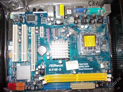 Лот: 1919019. Фото: 1. ASRock G31M-S. Материнские платы